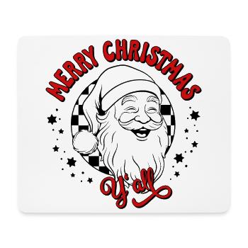 Merry Christmas Ugly Christmas Sweater Santa Claus - Mousepad (Querformat) - Weiß - Vorne