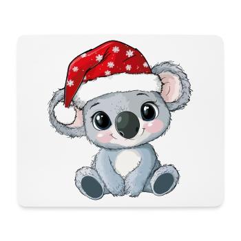 Koala Weihnachten Süß Niedlich Xmas Weihnachtlich - Mousepad (Querformat) - Weiß - Vorne