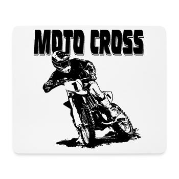 Moto Cross - Motocross - Supercross - Mouse Pad (horizontal) - white - Front