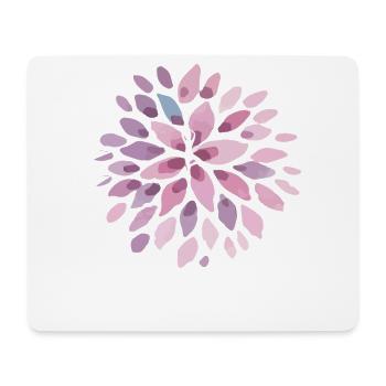 Namaste Yoga Lotus om Meditation chakra Energy sh - Mouse Pad (horizontal) - white - Front