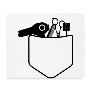 Hairdresser Hairdresser - Mouse Pad (horizontal) - white - Front