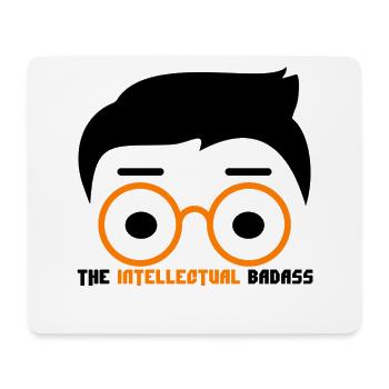 Nerd Geek - Mouse Pad (horizontal) - white - Front