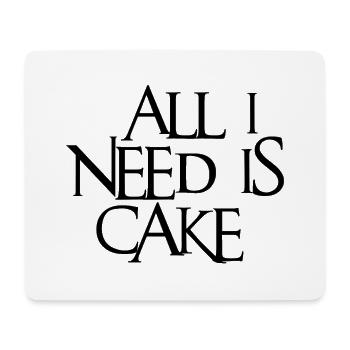 cake - Mouse Pad (horizontal) - white - Front