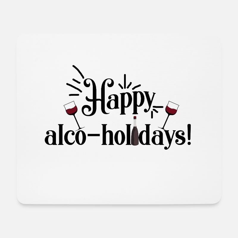 Weihnachtswünsche - Mousepad (Querformat) - Weiß
