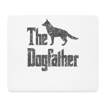 The Dogfather Deutscher Schäferhund Hunde lustig - Mousepad (Querformat) - Weiß - Vorne