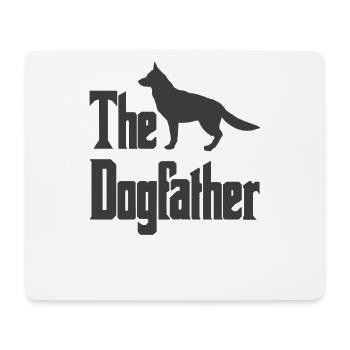 The Dogfather Deutscher Schäferhund Hunde lustig - Mousepad (Querformat) - Weiß - Vorne