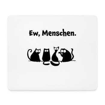 Katzendame Katze Katzenmutter - Mousepad (Querformat) - Weiß - Vorne