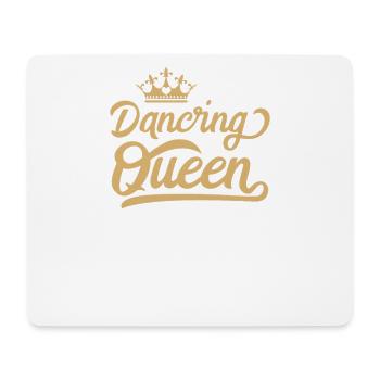 Dancing Queen Tanzen Discofox Retro Tango Geschenk - Mousepad (Querformat) - Weiß - Vorne
