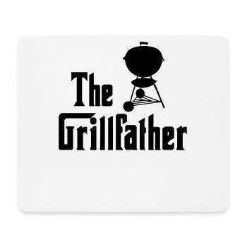 The Grillfather - lustig, grillen, bbq Geschenk - Mousepad (Querformat) - Weiß - Vorne