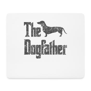 The Dogfather Dackel Hund lustig Geschenk - Mousepad (Querformat) - Weiß - Vorne
