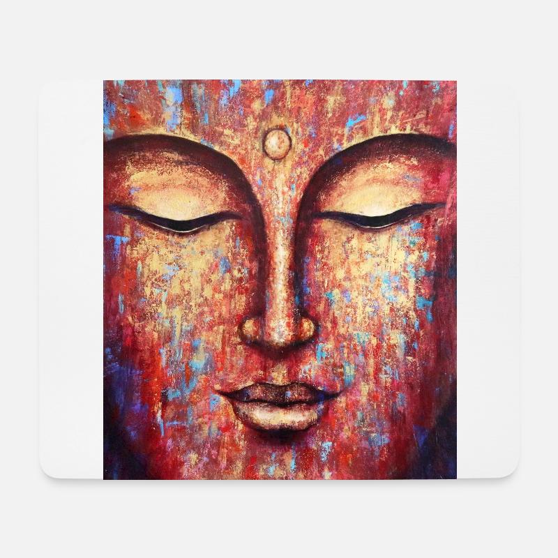 Buddha - Mouse Pad (horizontal) - white