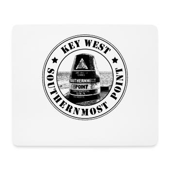 Key West Florida stamp Southernmost Point USA - Mouse Pad (horizontal) - white - Front