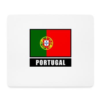Portugal drapeau drapeau Lisbonne Porto Porto Algarve UE - Tapis de souris (format paysage) - blanc - Devant