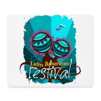Latin Dance Music American Festival Shirt Gift - Mouse Pad (horizontal) - white - Front