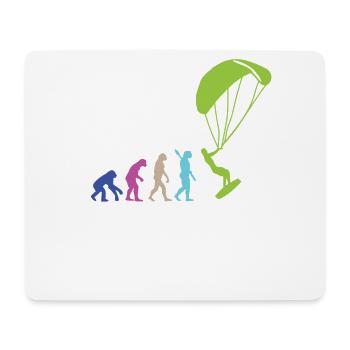 EVOLUTION KITE SURFER KITER DESIGN KITESURFING - Mouse Pad (horizontal) - white - Front