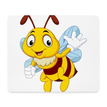 Bienen Imker Geschenk Shirt - Mousepad (Querformat) - Weiß - Vorne