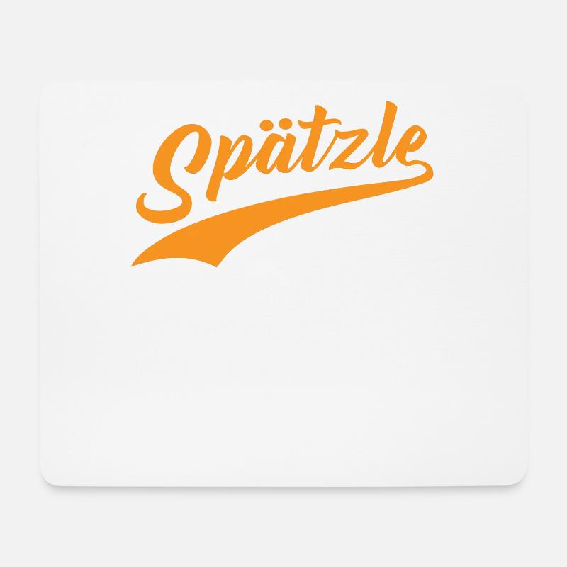 SPÄTZLE Das Leibgericht der Schwaben - Mousepad (Querformat) - Weiß