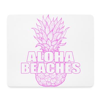 Aloha Beaches - Mousepad (Querformat) - Weiß - Vorne