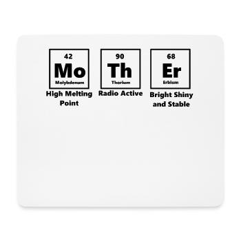 Mother Mutter Muttertag Geschenk Chemie Biologie - Mousepad (Querformat) - Weiß - Vorne