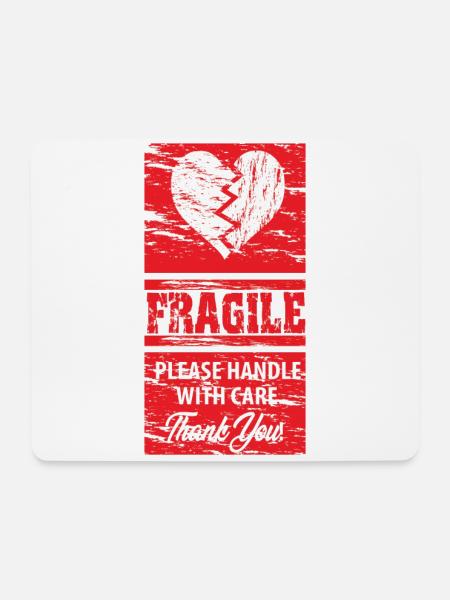 Liebe, Single, Herz, Geschenk, Geschenkidee - Mousepad (Querformat) - Weiß