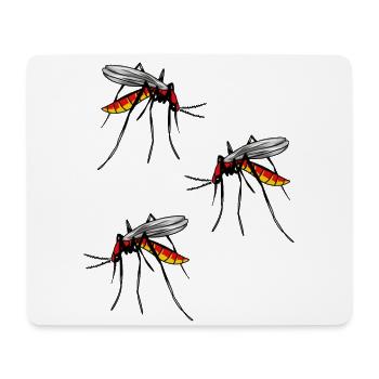 Moskito Insekten Insekt Mücke Mücken Tiere - Mousepad (Querformat) - Weiß - Vorne
