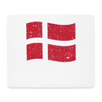 Dänemark Flagge Denmark Flag Dansk Flag - Mousepad (Querformat) - Weiß - Vorne