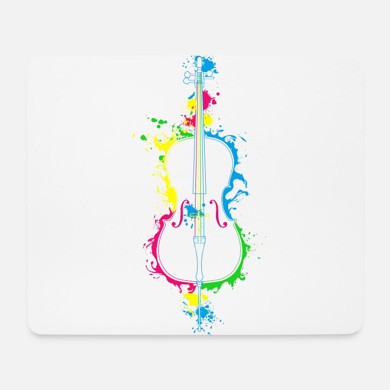 Violin Cello Violinist Gift Idea - Mouse Pad (horizontal) - white