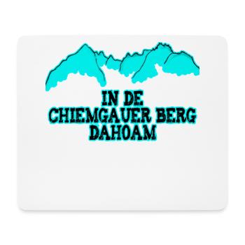 Chiemgau, Berg - Mousepad (Querformat) - Weiß - Vorne