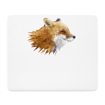 Renard éclaté - Tapis de souris (format paysage) - blanc - Devant