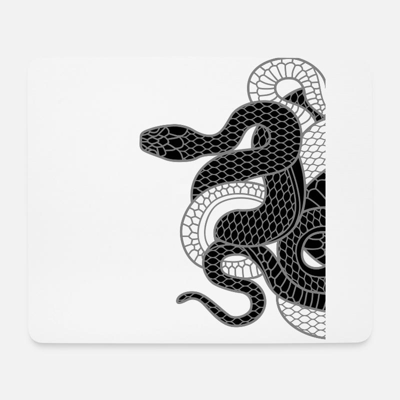 Snake - Mouse Pad (horizontal) - white