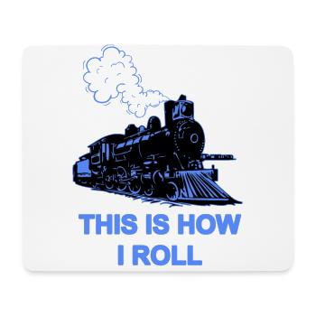 Conducteurs de train conducteurs de train train proverbe cadeau - Tapis de souris (format paysage) - blanc - Devant