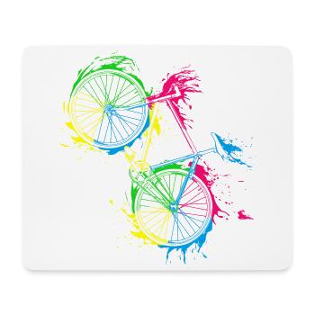 biking Design gift for cyclist - Mouse Pad (horizontal) - white - Front