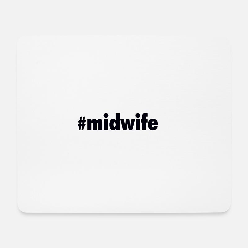 Midwife - Mouse Pad (horizontal) - white
