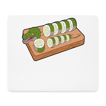 Sushi roll dragon - Mouse Pad (horizontal) - white - Front