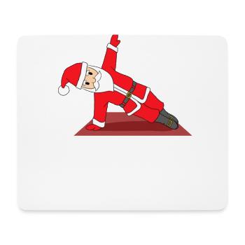 Christmas Yoga Xmas Meditation Gift Idea - Mouse Pad (horizontal) - white - Front