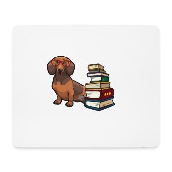 Dachshund - Mouse Pad (horizontal) - white - Front
