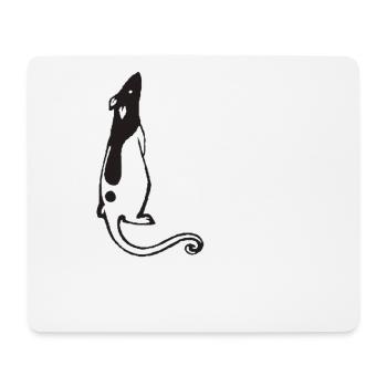 Pet Rat - Mouse Pad (horizontal) - white - Front