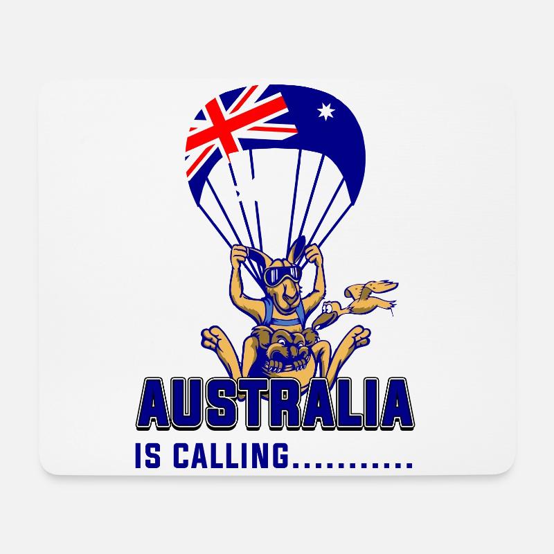 Australia is calling - Mousepad (Querformat) - Weiß