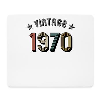 1970 Vintage Retro Jahrgang Geburtsjahr Geburtstag - Mousepad (Querformat) - Weiß - Vorne