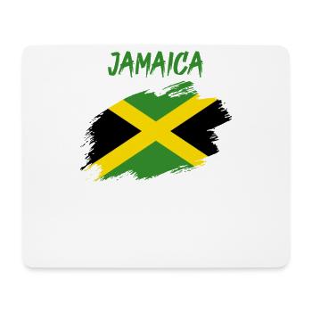 Jamaïque drapeau jamaïcain drapeau reggae caraïbes - Tapis de souris (format paysage) - blanc - Devant