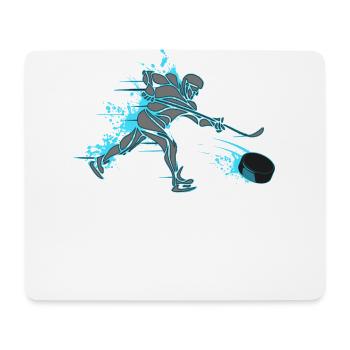 Hockey - Mousepad (Querformat) - Weiß - Vorne