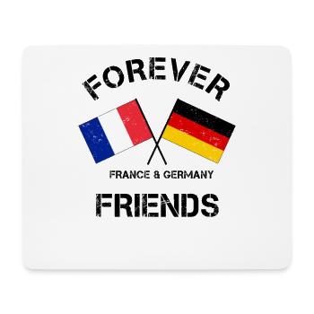 Franco-German friendship Erasmus Europe - Mouse Pad (horizontal) - white - Front