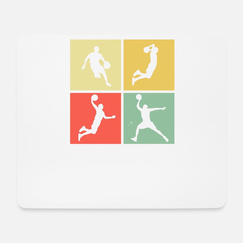 Basketball Geschenkidee für Basketballer - Mousepad (Querformat) - Weiß