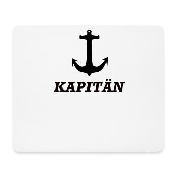 Kapitän - Schiffsführer / Skipper Segeltörn - Mousepad (Querformat) - Weiß - Vorne