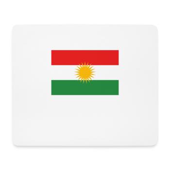 Kurdistan Kurdish Flag Flag Kurd YPG Afrin - Mouse Pad (horizontal) - white - Front