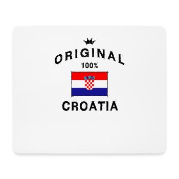Croatie Croate Zagreb Istrie Dalmatie Rijeka - Tapis de souris (format paysage) - blanc - Devant
