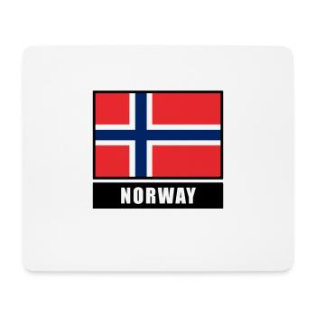 Norway Norwegian Flag Flag Norkap Fjord Oslo - Mouse Pad (horizontal) - white - Front