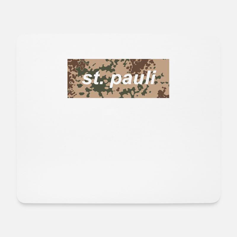 St. Pauli - Mousepad (Querformat) - Weiß