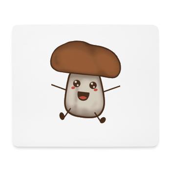 Champignon | pour les hommes, les femmes et les enfants - Tapis de souris (format paysage) - blanc - Devant