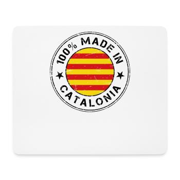 Made in Katalonien katalanisch Flagge Fahne - Mousepad (Querformat) - Weiß - Vorne
